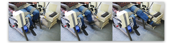 Rehabilitacija koljena na Cybex stroju